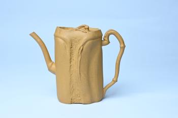 美壶定制老师紫砂壶 紫砂壶特惠 黄金段泥全手工君竹壶 茶人醉爱 黄金段 - 紫砂壶信息网