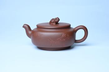 美壶定制紫砂壶 紫砂壶特惠 精致优质紫泥祥瑞壶 难度大 茶人醉爱 原矿紫泥 - 紫砂壶信息网