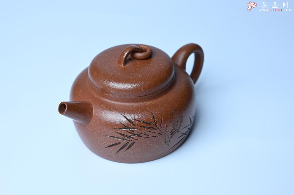 紫砂壶图片：紫砂壶特惠 养过油润降坡泥圈钮德中壶 茶人醉爱 - 紫砂壶信息网