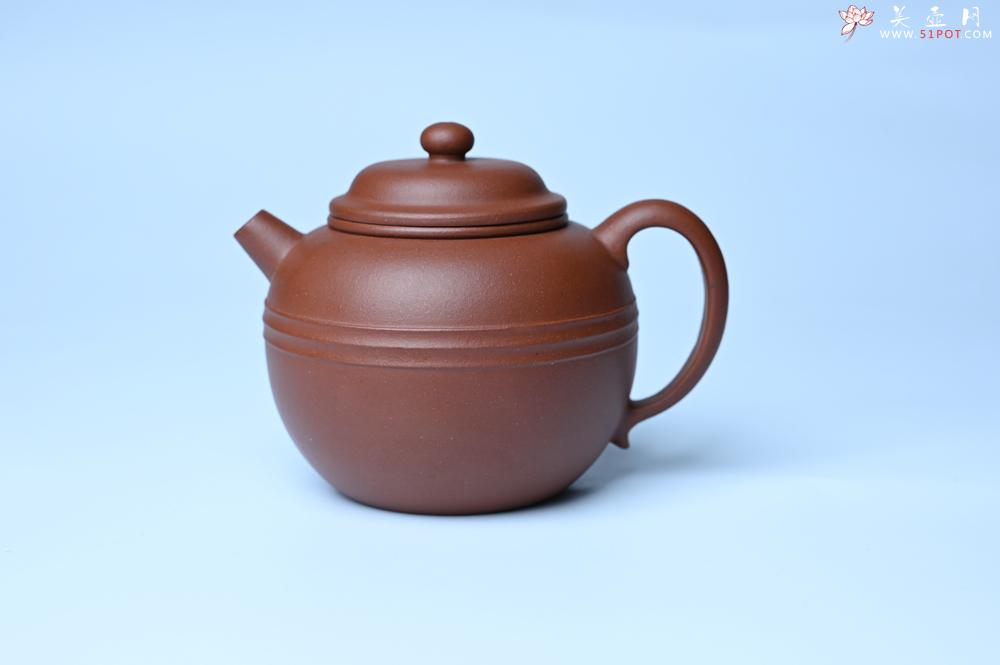 紫砂壶图片：紫砂壶特惠 精致老清水泥腰线巨轮壶 茶人醉爱 - 紫砂壶信息网
