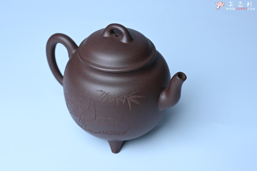 紫砂壶图片：紫砂壶特惠 优质紫泥精致三足鼎壶 品茶论道 - 紫砂壶信息网