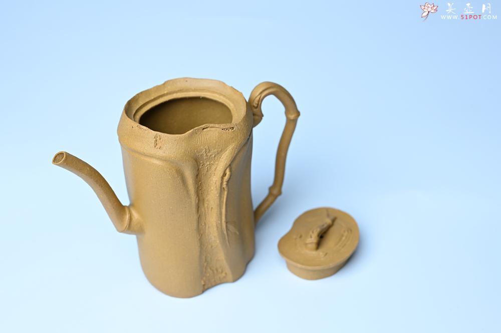 紫砂壶图片：紫砂壶特惠 黄金段泥全手工君竹壶 茶人醉爱 - 紫砂壶信息网