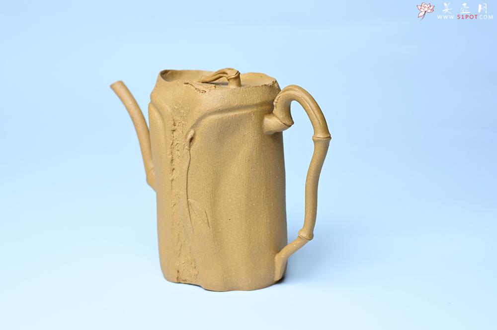 紫砂壶图片：紫砂壶特惠 黄金段泥全手工君竹壶 茶人醉爱 - 紫砂壶信息网