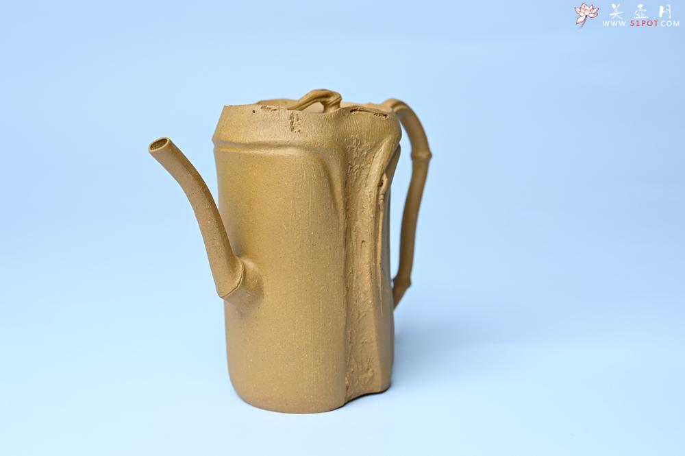 紫砂壶图片：紫砂壶特惠 黄金段泥全手工君竹壶 茶人醉爱 - 紫砂壶信息网