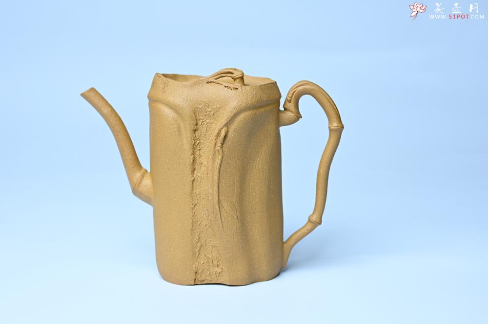 紫砂壶图片：紫砂壶特惠 黄金段泥全手工君竹壶 茶人醉爱 - 紫砂壶信息网