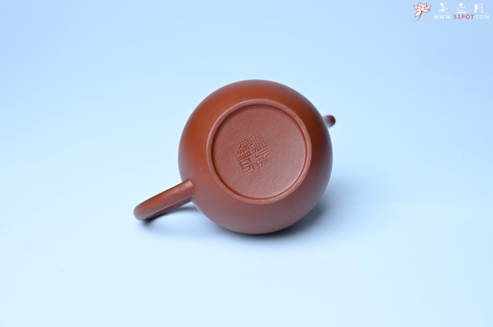 紫砂壶图片：紫砂壶特惠 油润大红袍朱泥 手中无梨式 何以言茗事 小品高梨形 - 紫砂壶信息网