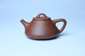 王静然紫砂壶 紫砂壶特惠 精致特好紫玉金砂子冶石瓢 做工和泥料不输千元作品 原矿紫泥 - 紫砂壶信息网