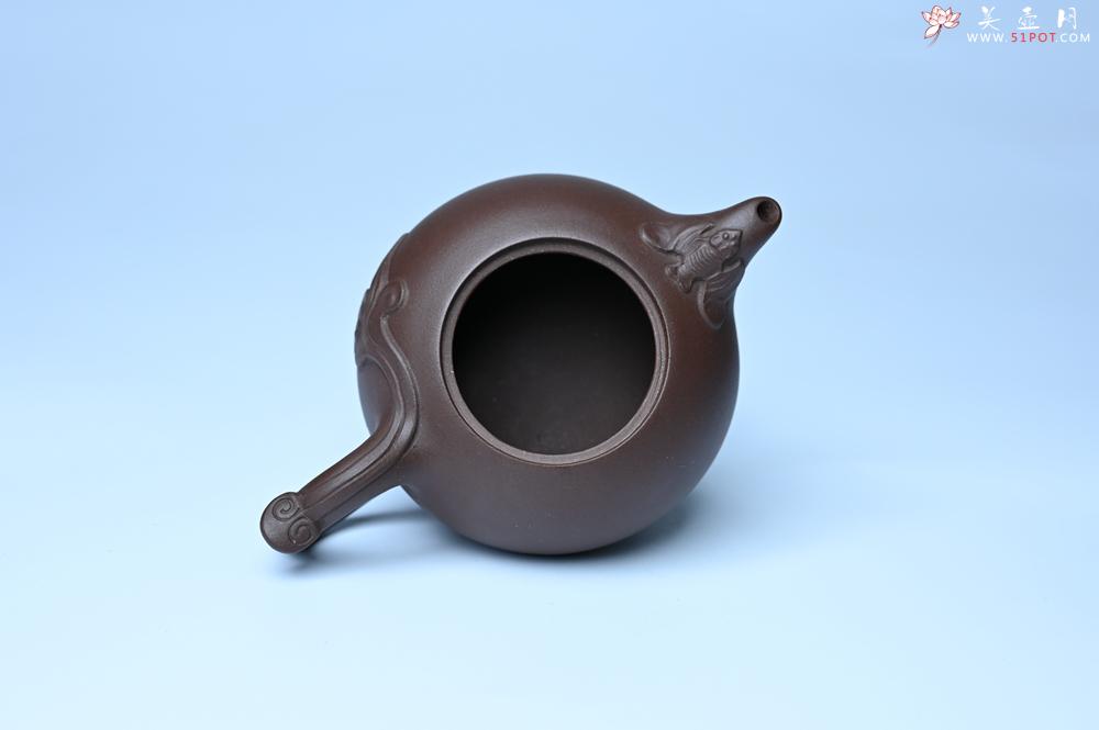 紫砂壶图片：紫砂壶特惠 优质老紫泥福在眼前壶 茶人醉爱 - 紫砂壶信息网