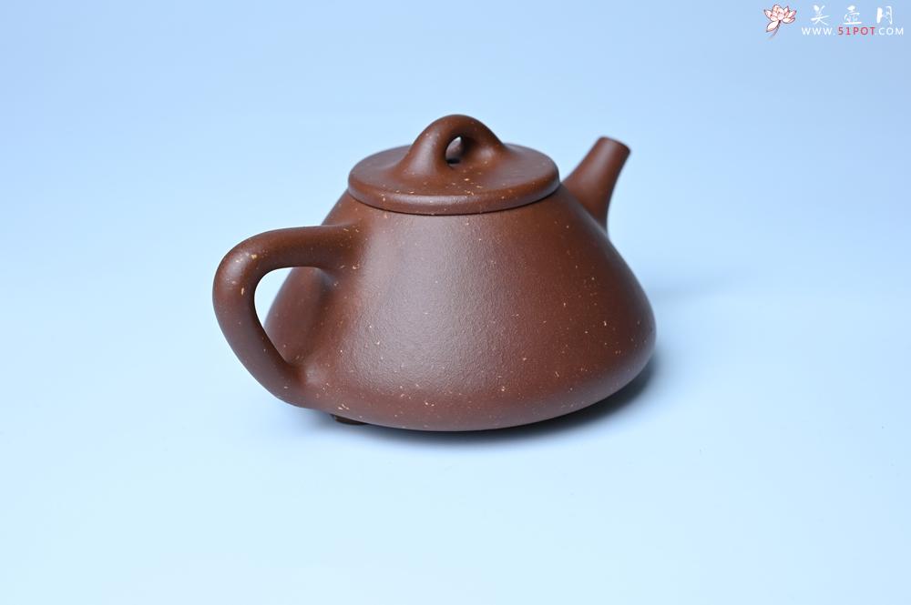 紫砂壶图片：紫砂壶特惠 精致特好紫玉金砂子冶石瓢 做工和泥料不输千元作品 - 紫砂壶信息网