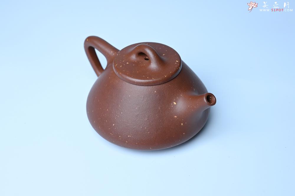 紫砂壶图片：紫砂壶特惠 精致特好紫玉金砂子冶石瓢 做工和泥料不输千元作品 - 紫砂壶信息网