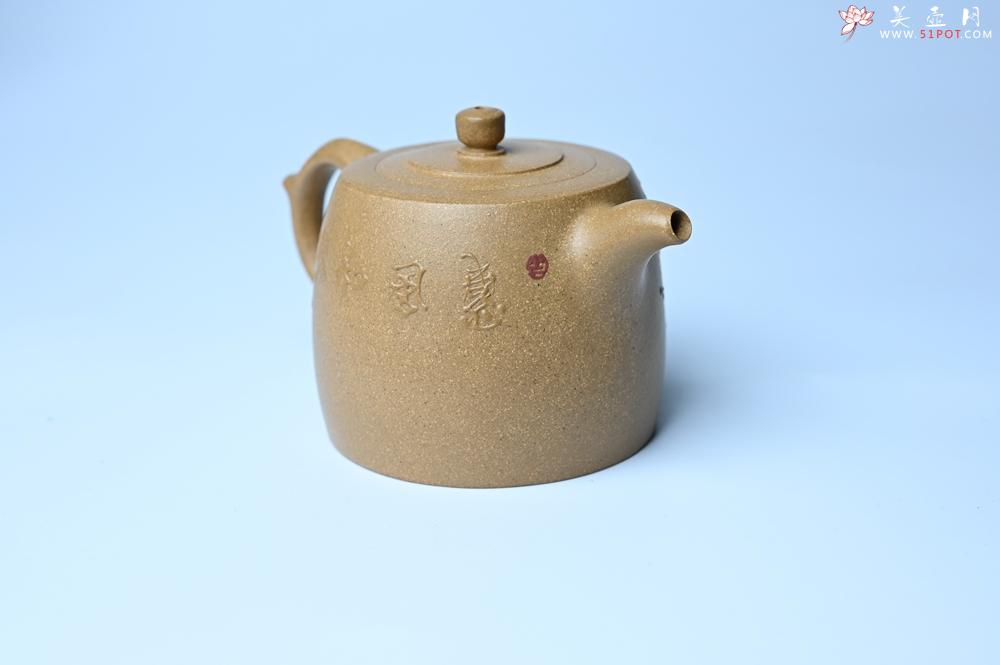 紫砂壶图片：紫砂壶特惠 精致特好黄段泥井栏壶 泥绘祥瑞兔子 惠风和畅 寓意吉祥好运常来 - 紫砂壶信息网