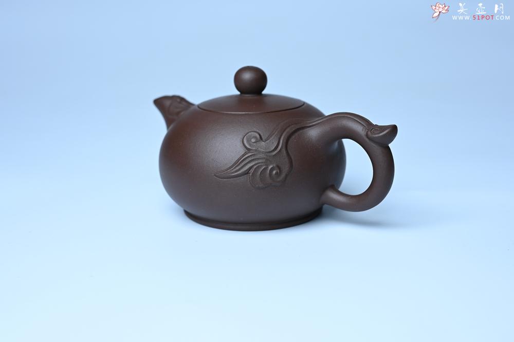紫砂壶图片：紫砂壶特惠 优质老紫泥福在眼前壶 茶人醉爱 - 紫砂壶信息网