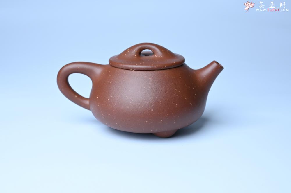 紫砂壶图片：紫砂壶特惠 精致特好紫玉金砂满瓢景舟石瓢壶 做工和泥料不输千元作品 - 紫砂壶信息网